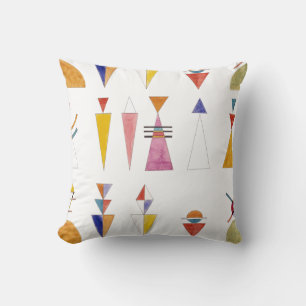 PixDezines Kandinsky Wasserfarbentor von Kiew Kissen