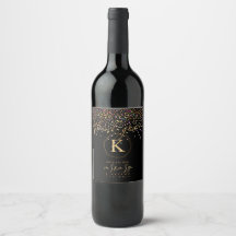 PixDezines Konfetti+Monogramm A-Z, Neu Herr Frau