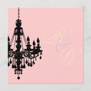 PixDezines Kronleuchter, Einladungen zur Hochzeit