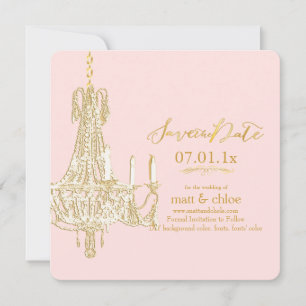 PixDezines Kronleuchter/gerettet Datum/Tageshinter Save The Date