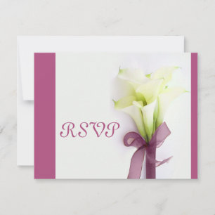 PixDezines LARGE UAWG/CALLA LILIES BOUQUET RSVP Karte