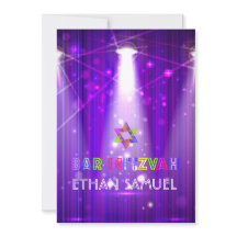 PixDezines Laser/Neonlichter Bar mitzvah