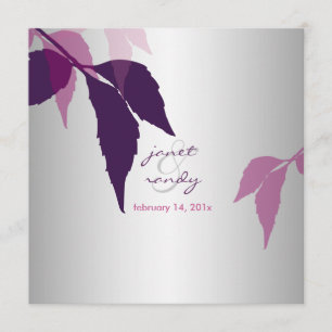 PixDezines Laub-/Auberginen-/Hundeuntergrund Einladung