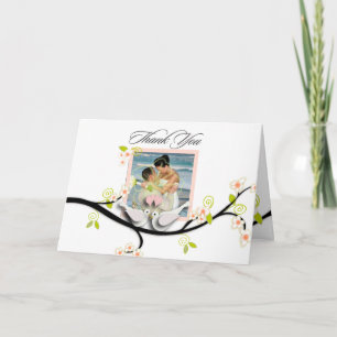 PixDezines liebt Tauben / DIY-Hintergrundfarbe Dankeskarte