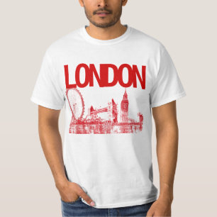 PixDezines london/citiscape/skettiert T-Shirt