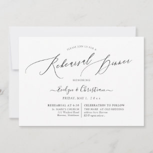 PixDezines Luxe Calligraphy Probe Dinner Einladung