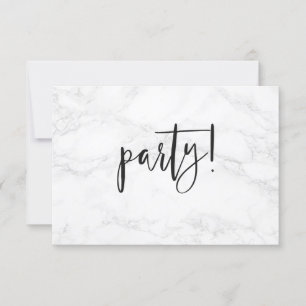 PixDezines Marble Bar Mitzvah ✡ Feier RSVP Karte