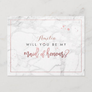 PixDezines Marmor / Imitate Rose Gold Werden Sie s Einladung