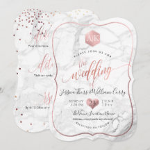 PixDezines Marmor+Monogramm+Faux Roségold Wabenstr