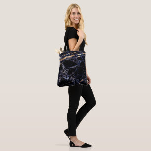 PixDezines MIDNIGHT BLUE MARBLE+IMITATS GOLD VEINS