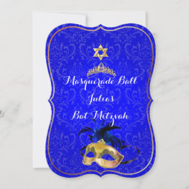 PixDezines Mitzvah Masquerade/DIY Farbe!! Einladung