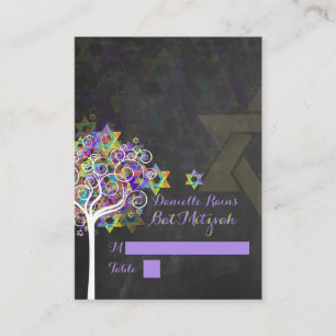 PixDezines mitzvah Platzkarten/Baum des Lebens Platzkarte