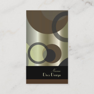 PixDezines Mod Bubbles / Retro-Spritze + Farben Visitenkarte