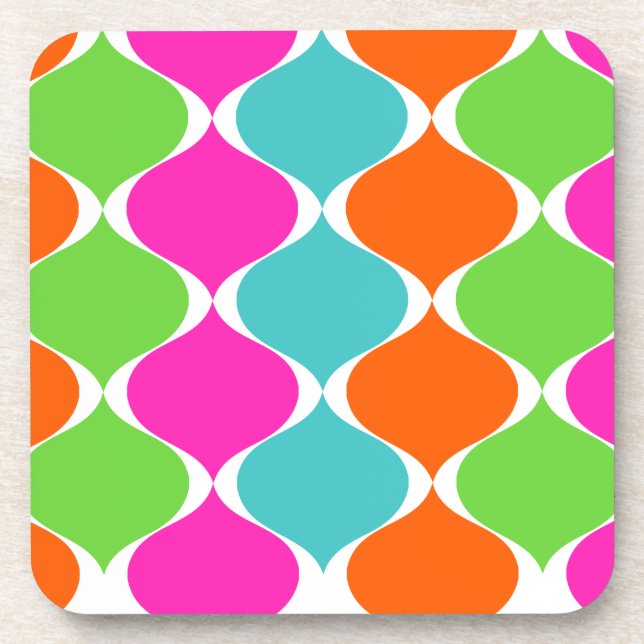 PixDezines Mod-Hintergrundfarbe Untersetzer (Vorderseite)