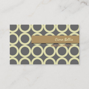 PixDezines Mod-Ringe {kundengerechter Hintergrund} Visitenkarte