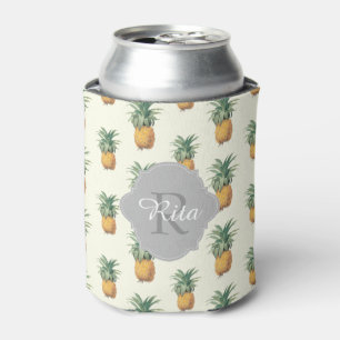 PixDezines-Muster für Vintage Ananas Dosenkühler