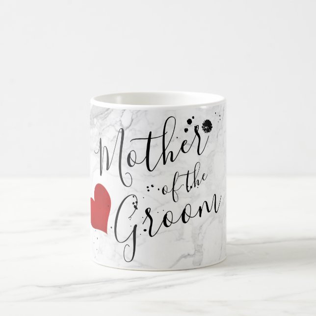 PixDezines Mutter des Groom/Marmor/DIY-Skripts Kaffeetasse (Mittel)