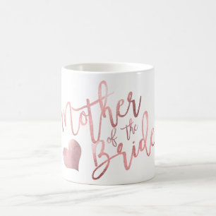 PixDezines Mutter von Bride/Imitats Rose Gold Scri Tasse