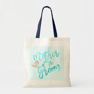 PixDezines Mutter von Groom/Imitats Foil/Blue/Scri Tragetasche