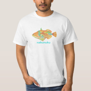 PixDezines nakunuku hawaiianischer Fisch T-Shirt