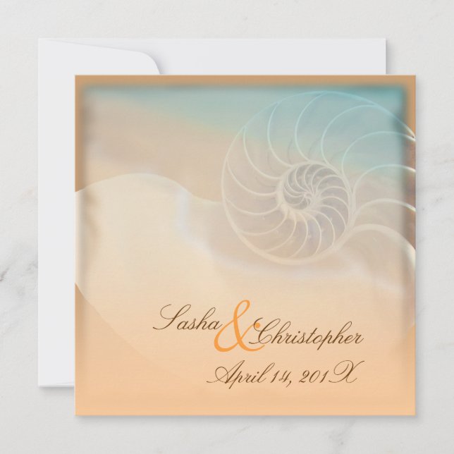 PixDezines nautilus, Deue Einladungen (Vorderseite)