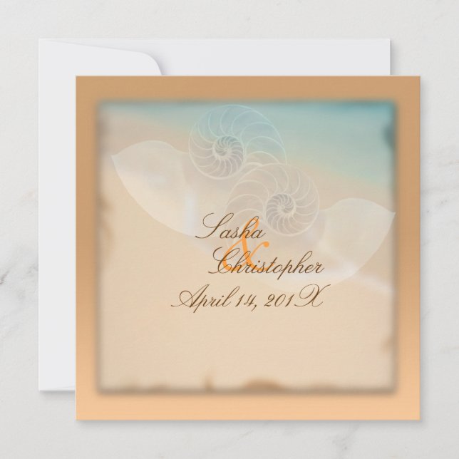 PixDezines nautilus, Deue Einladungen (Vorderseite)