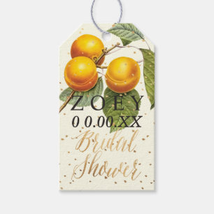 PixDezines Obstgarten/Pfirsiche/Redoute Geschenkanhänger