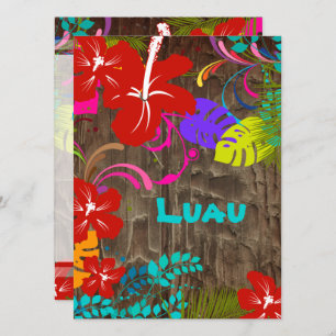 PixDezines Ohana Luau Einladung