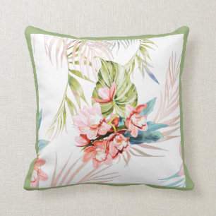 PixDezines Orchid Isle, tropisch, Frame DIY Kissen