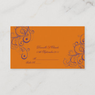 PixDezines Ornament Flourish Swirls Platzkarten