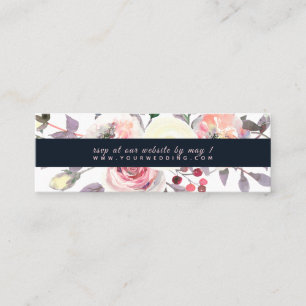 PixDezines Pastel-Rose, UAWG für Wasserfarben Mini Visitenkarte