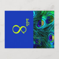 PixDezines Peacock feather/kobalt/diy Schriftart+c