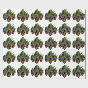 PixDezines Pfauenfeder/Degeneration Geschenkpapier