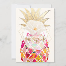 PixDezines Pineapples Bat Mitzvah