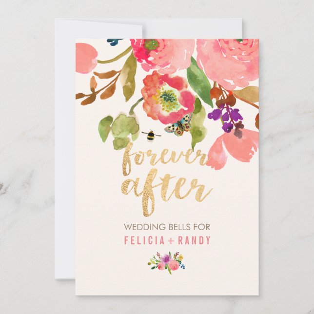 PixDezines Pink Grapefruit Ranunculus/DIY bckgrand Einladung (Vorderseite)