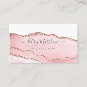 PixDezines Pink Muave Wasserfarbenator Visitenkarte