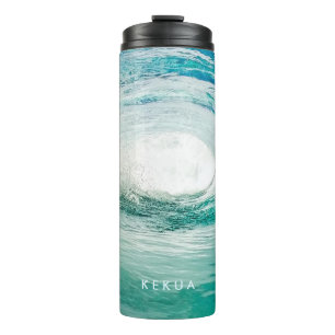 PixDezines Pipeline Waves/Surf Thermosbecher