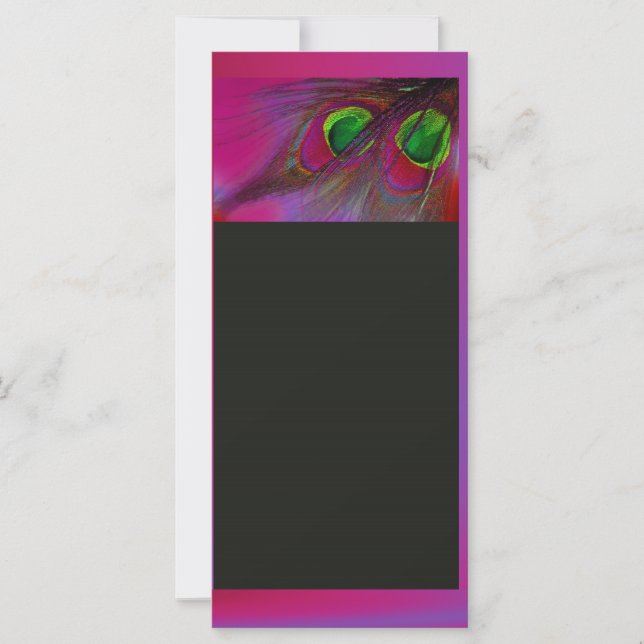 PixDezines Psychedelic Peacock, passen Sie es an! (Vorderseite)