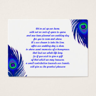 PixDezines psychedelischer Pfau/Kobalt blau