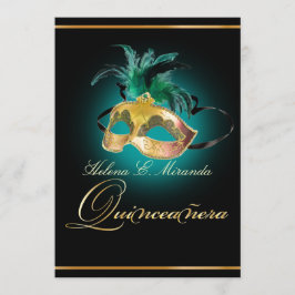 PixDezines Quinceanera/aquamarin/DIY Farbe!! Einladung