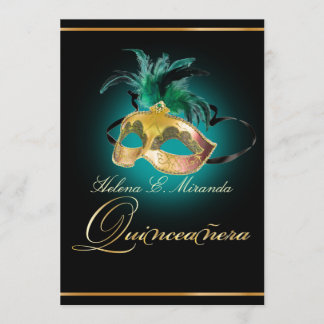 PixDezines Quinceanera/aquamarin/DIY Farbe!! Einladung