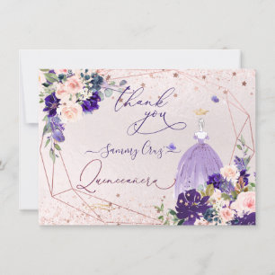 PixDezines Quinceanera Dusty Lila Kleid Invitati Einladung