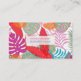 PixDezines Regenwald/DIY Hintergrundfarbe Visitenkarte