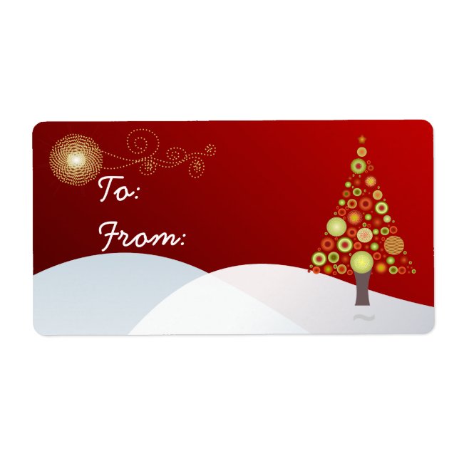 PixDezines Retro Weihnachtsbaumschmuck (Vorne)