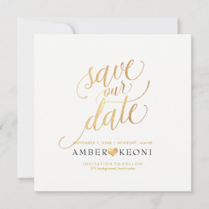 PixDezines Rett Datum/Imitate Gold/DIY Hintergrund Save The Date