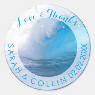 PixDezines ripped curl waves/DIY Schriftartes Runder Aufkleber