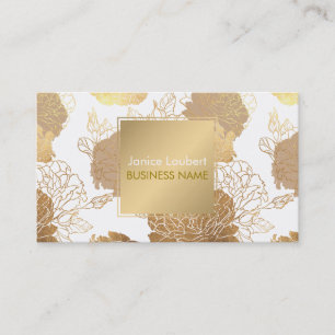 PixDezines-Rose/Imitate Gold Foil/DIY-Hintergrund Visitenkarte