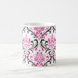PixDezines Rossi Damask, DIY Hintergrundfarbe! Kaffeetasse