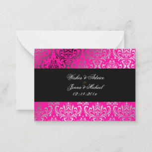 PixDezines Rossi Damask, Ratenkarte Hinweiskarte