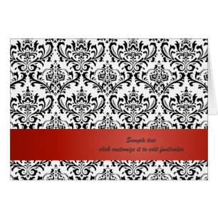 PixDezines Rossi Damask, Rot/DIY Hintergrundfarbe